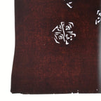 Antique Japanese Katagami Kimono Paper Stencil Katazome Square Flowers 4Y623