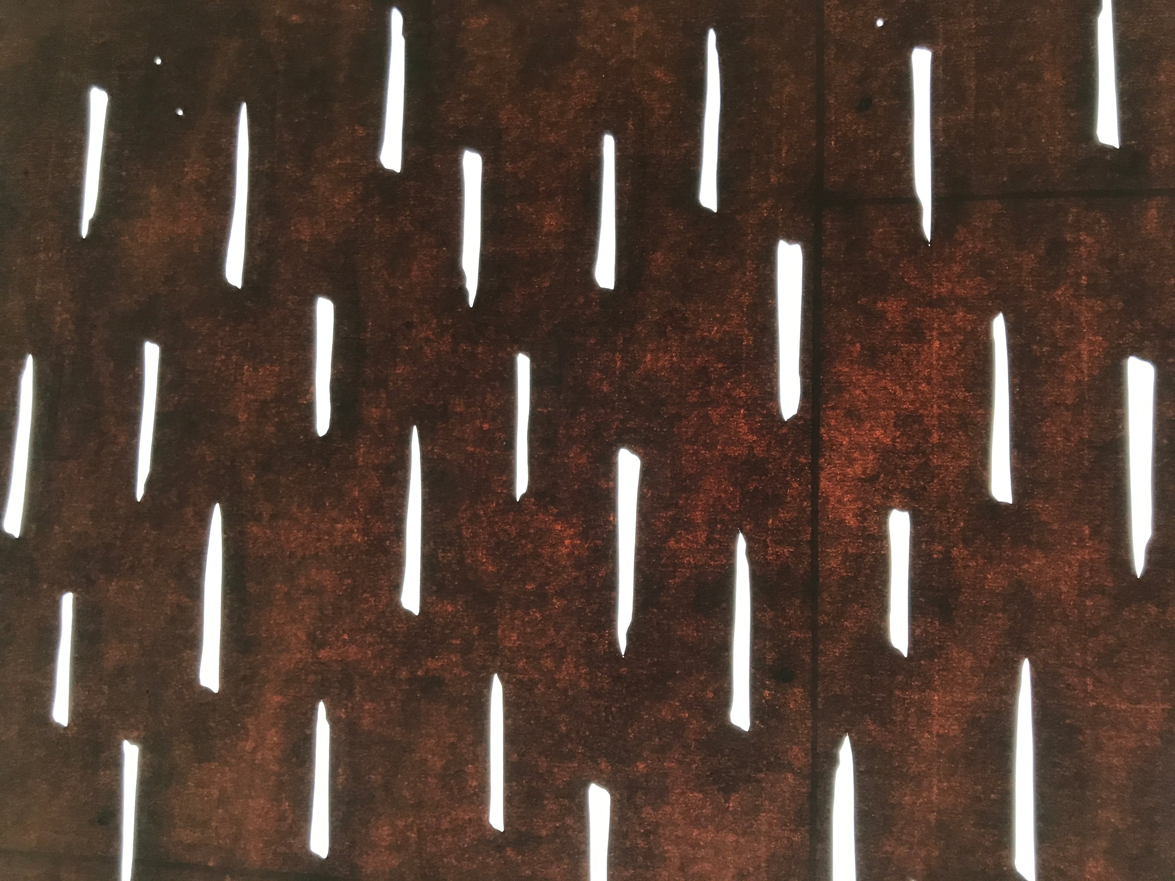 Antique Japanese Katagami Kimono Paper Stencil Katazome Stem Line Pattern 4Y645