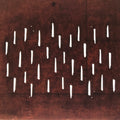 Antique Japanese Katagami Kimono Paper Stencil Katazome Stem Line Pattern 4Y645
