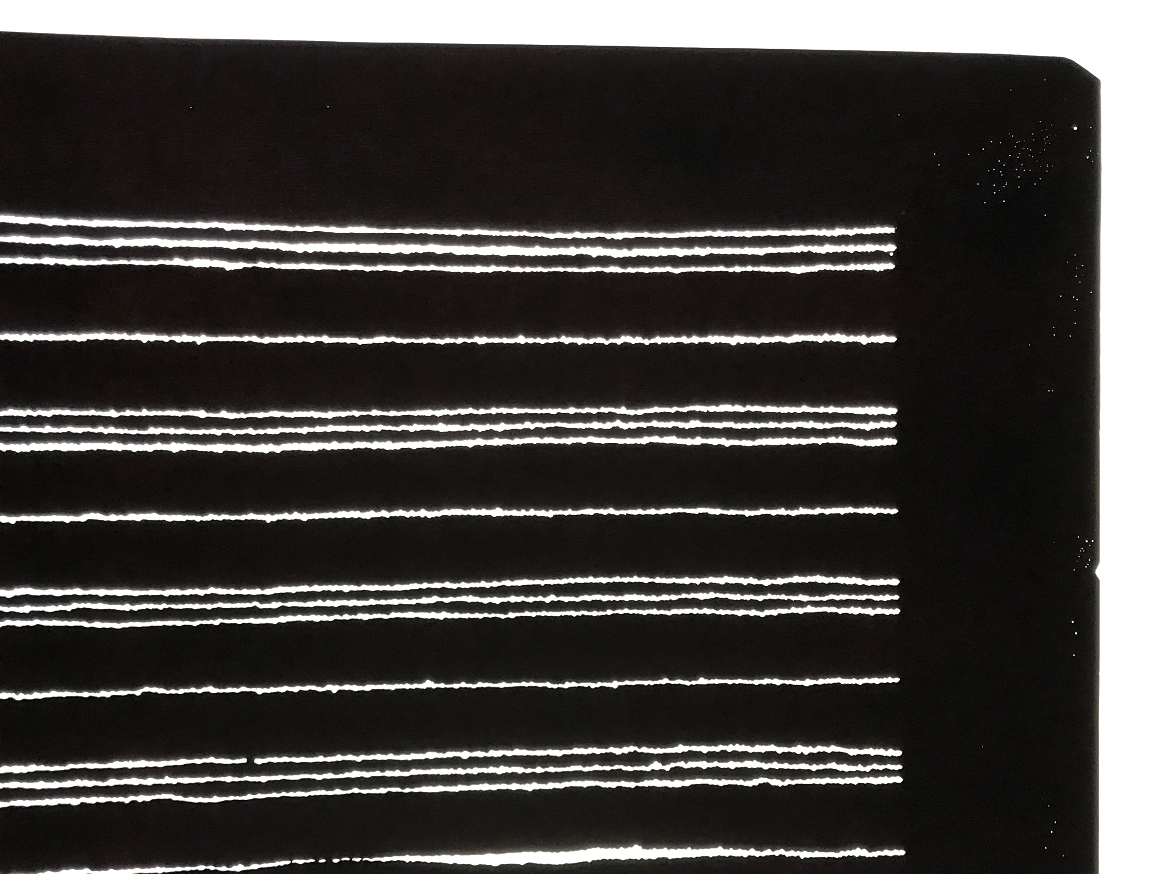 Antique Japanese Katagami Kimono Paper Stencil Katazome Textured Lines 4Y706