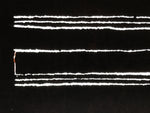 Antique Japanese Katagami Kimono Paper Stencil Katazome Textured Lines 4Y706