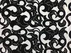 Antique Japanese Katagami Kimono Paper Stencil Katazome Twisted Vines 4Y560