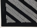 Antique Japanese Katagami Kimono Paper Stencil Katazome Vertical Lines 4Y669