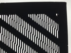 Antique Japanese Katagami Kimono Paper Stencil Katazome Vertical Lines 4Y669