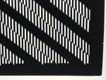 Antique Japanese Katagami Kimono Paper Stencil Katazome Vertical Lines 4Y669