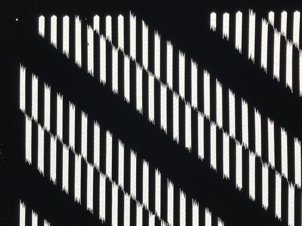 Antique Japanese Katagami Kimono Paper Stencil Katazome Vertical Lines 4Y669