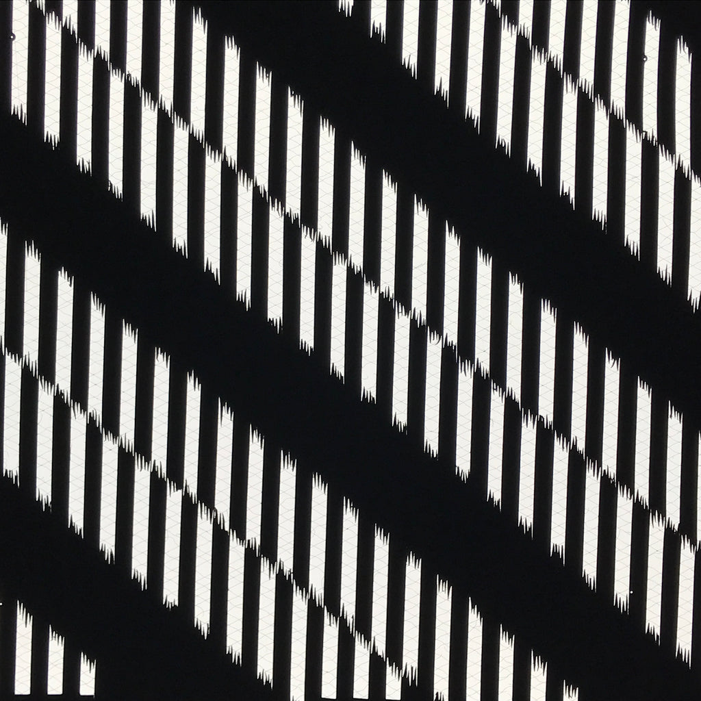 Antique Japanese Katagami Kimono Paper Stencil Katazome Vertical Lines 4Y669