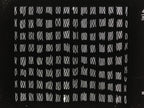 Antique Japanese Katagami Kimono Paper Stencil Katazome Vertical Lines 4Y670