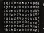 Antique Japanese Katagami Kimono Paper Stencil Katazome Vertical Lines 4Y670