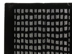 Antique Japanese Katagami Kimono Paper Stencil Katazome Vertical Lines 4Y670