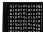 Antique Japanese Katagami Kimono Paper Stencil Katazome Vertical Lines 4Y670