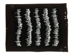 Antique Japanese Katagami Kimono Paper Stencil Katazome Vertical Lines 4Y671