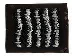 Antique Japanese Katagami Kimono Paper Stencil Katazome Vertical Lines 4Y671
