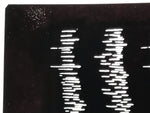 Antique Japanese Katagami Kimono Paper Stencil Katazome Vertical Lines 4Y671