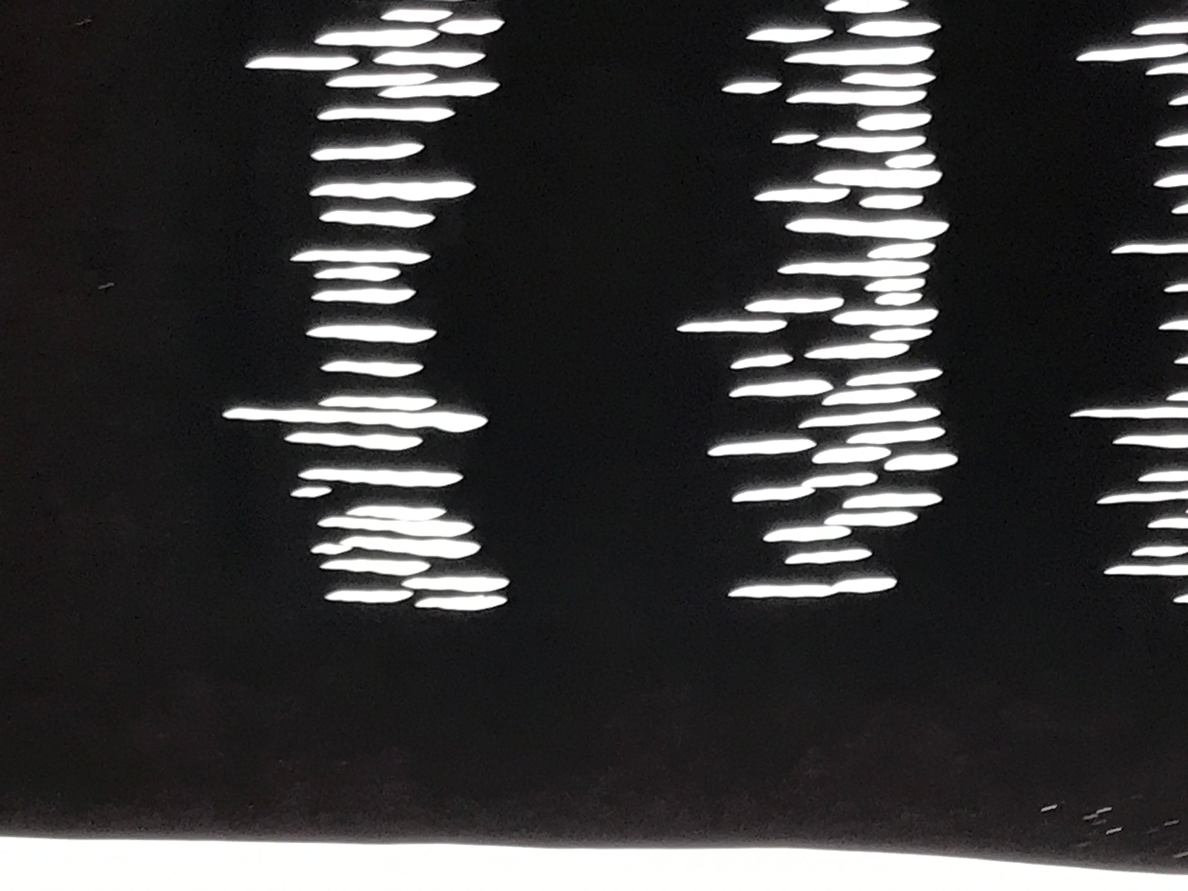 Antique Japanese Katagami Kimono Paper Stencil Katazome Vertical Lines 4Y671