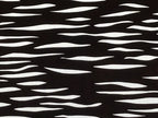 Antique Japanese Katagami Kimono Paper Stencil Katazome Wavy Lines 4Y556