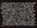 Antique Japanese Katagami Kimono Paper Stencil Katazome Wavy Lines 4Y556