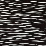 Antique Japanese Katagami Kimono Paper Stencil Katazome Wavy Lines 4Y556