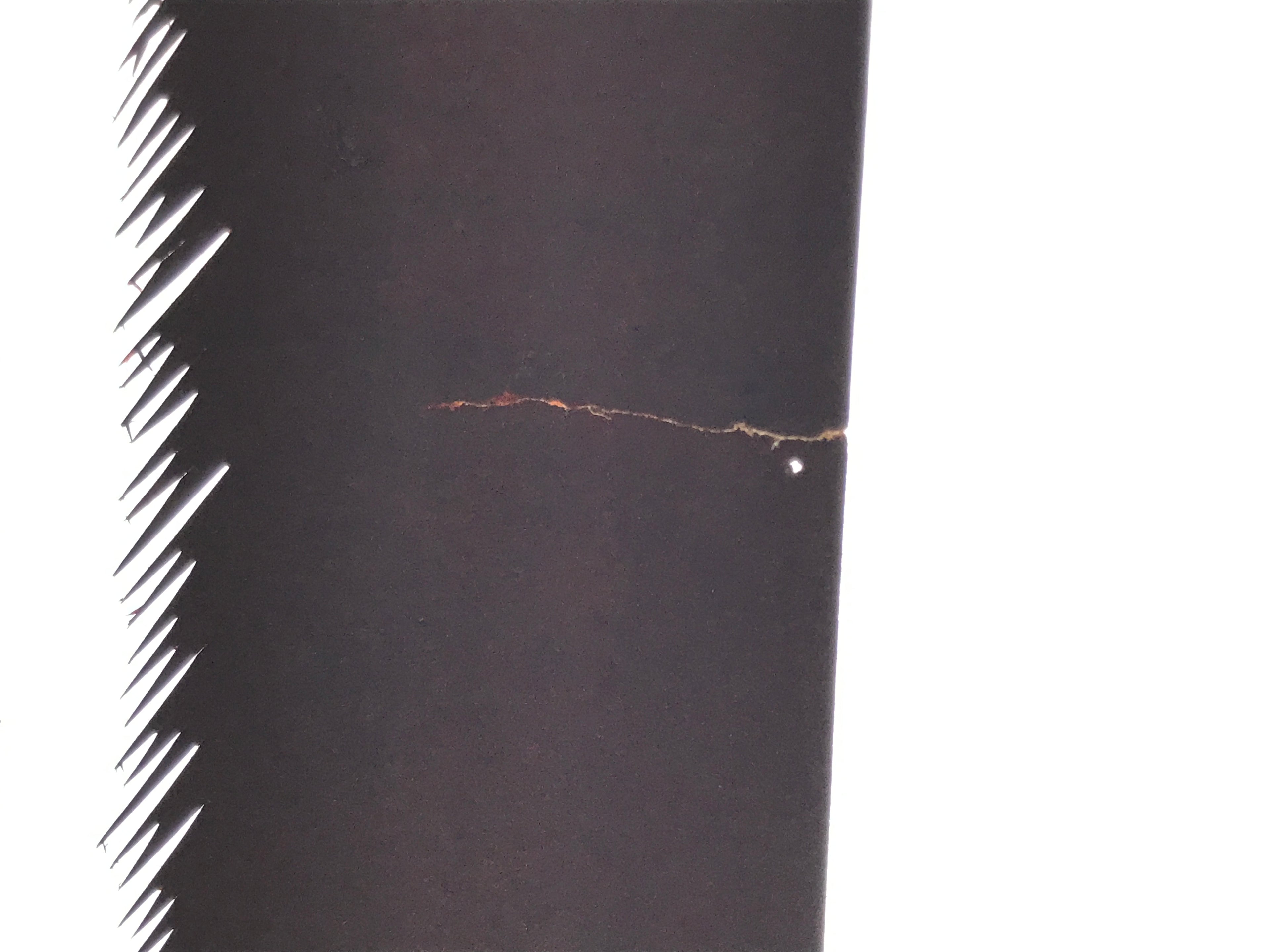 Antique Japanese Katagami Kimono Paper Stencil Katazome Wide Vertical Line 4Y689