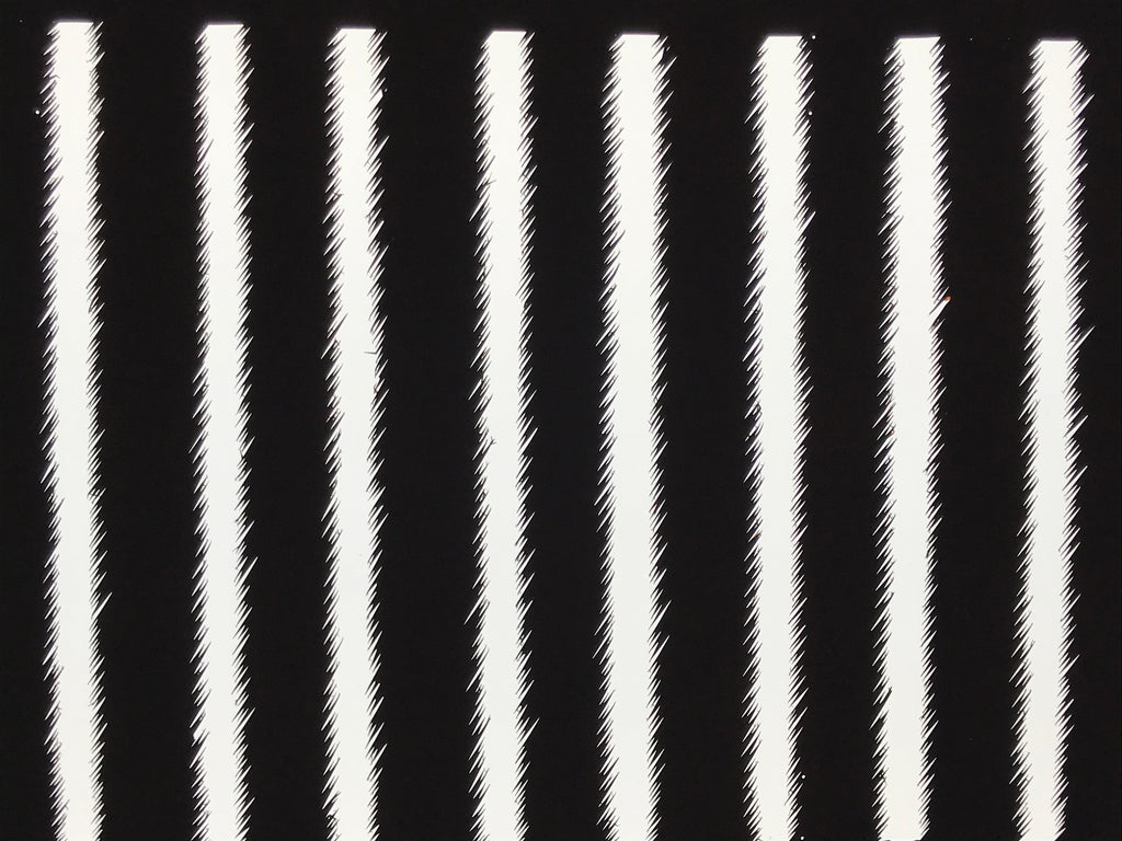 Antique Japanese Katagami Kimono Paper Stencil Katazome Wide Vertical Line 4Y689