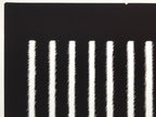 Antique Japanese Katagami Kimono Paper Stencil Katazome Wide Vertical Line 4Y689