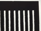 Antique Japanese Katagami Kimono Paper Stencil Katazome Wide Vertical Line 4Y689