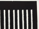 Antique Japanese Katagami Kimono Paper Stencil Katazome Wide Vertical Line 4Y689