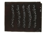 Antique Japanese Katagami Kimono Paper Stencil Small Vertical Lines Design 4Y679