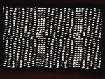 Antique Japanese Katagami Kimono Paper Stencil Uroko Triangle Snake Scales 4Y655