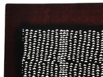 Antique Japanese Katagami Kimono Paper Stencil Uroko Triangle Snake Scales 4Y655