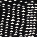 Antique Japanese Katagami Kimono Paper Stencil Uroko Triangle Snake Scales 4Y655