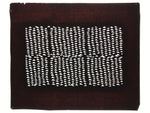 Antique Japanese Katagami Kimono Paper Stencil Uroko Triangle Snake Scales 4Y659