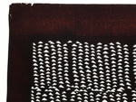 Antique Japanese Katagami Kimono Paper Stencil Uroko Triangle Snake Scales 4Y659