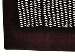 Antique Japanese Katagami Kimono Paper Stencil Uroko Triangle Snake Scales 4Y659