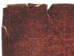 Antique Japanese Katagami Kimono Paper Stencil Uroko Triangle Snake Scales 4Y659