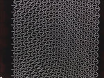 Antique Japanese Katagami Kimono Paper Stencil Uroko Triangle Snake Scales 4Y668