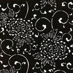 Antique Japanese Katagami Kimono Stencil Katazome Kiku Chrysanthemum 4Y547