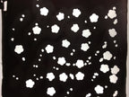 Antique Japanese Katagami Kimono Stencil Katazome Meiji Ume Plum Blossom 4Y402