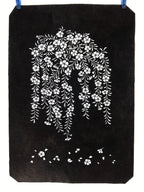 Antique Japanese Katagami Kimono Stencil Katazome Primrose Shibazakura 4Y515