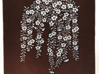 Antique Japanese Katagami Kimono Stencil Katazome Primrose Shibazakura 4Y515