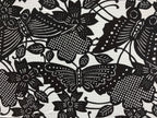 Antique Japanese Katagami Paper Kimono Stencil Butterfly Cherry Blossom A656