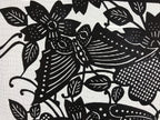 Antique Japanese Katagami Paper Kimono Stencil Butterfly Cherry Blossom A656