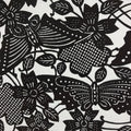 Antique Japanese Katagami Paper Kimono Stencil Butterfly Cherry Blossom A656