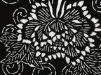 Antique Japanese Katagami Paper Kimono Stencil Butterfly Peony Flower Botan A770