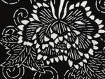 Antique Japanese Katagami Paper Kimono Stencil Butterfly Peony Flower Botan A770