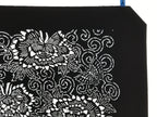 Antique Japanese Katagami Paper Kimono Stencil Butterfly Peony Flower Botan A770