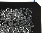 Antique Japanese Katagami Paper Kimono Stencil Butterfly Peony Flower Botan A770