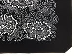 Antique Japanese Katagami Paper Kimono Stencil Butterfly Peony Flower Botan A770