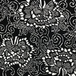 Antique Japanese Katagami Paper Kimono Stencil Butterfly Peony Flower Botan A770