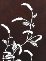 Antique Japanese Katagami Paper Kimono Stencil Chenille Plant Benihimonoki A801